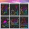 24-Pack Rainbow Scratch Art Notebooks – Kids’ Scratch Note Pads with Styluses & Stencils, Fun Art Party Favors for Girls & Boys Ages 4+